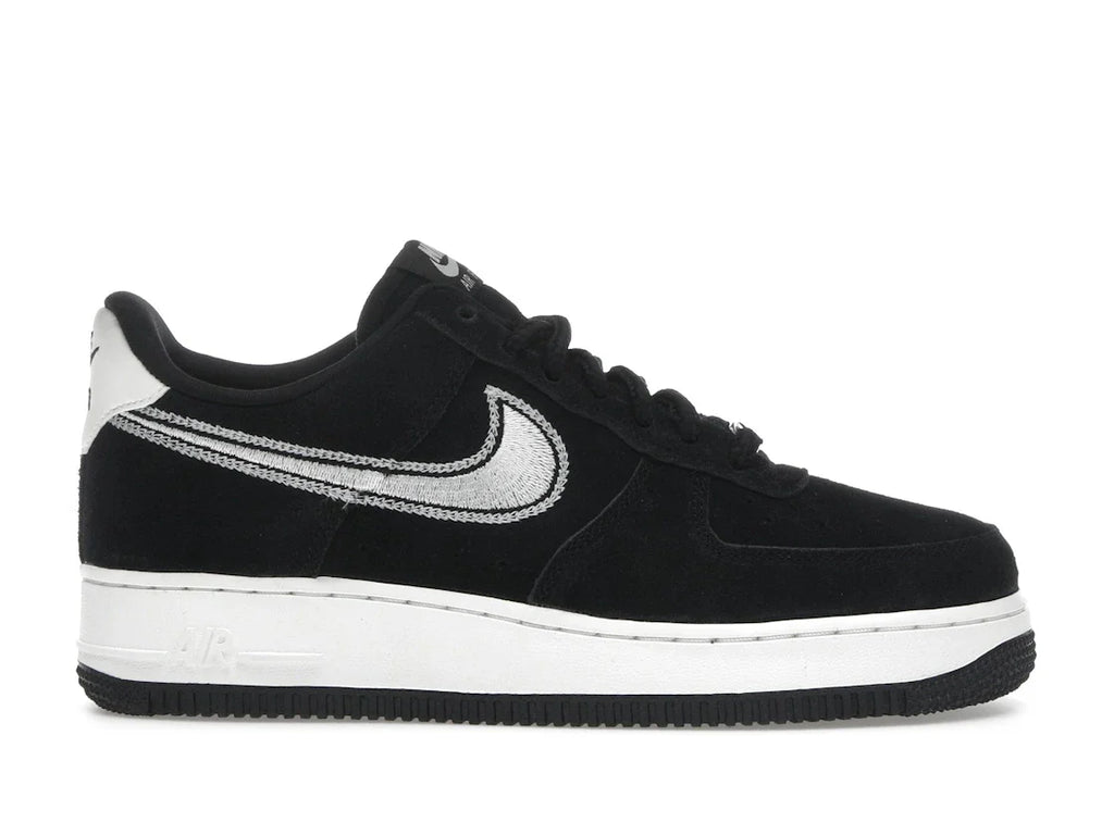 Nike Air Force 1 Low '07 LV8 Black Sail mit gesticktem Swoosh