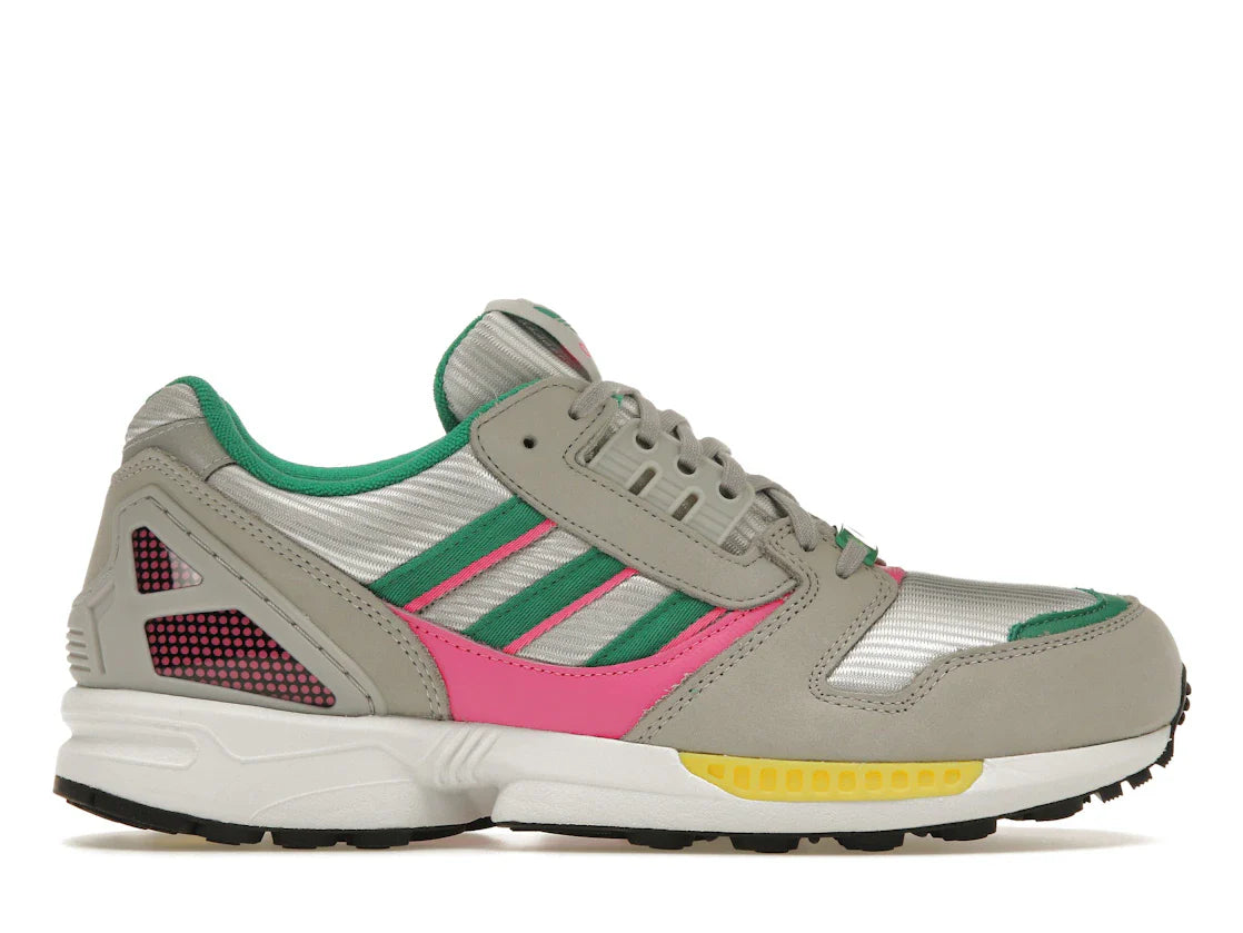 adidas ZX 8000 Grau Court Grün Screaming Pink