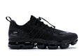 Nike Air VaporMax Run Utility Schwarz Reflektierendes Silber