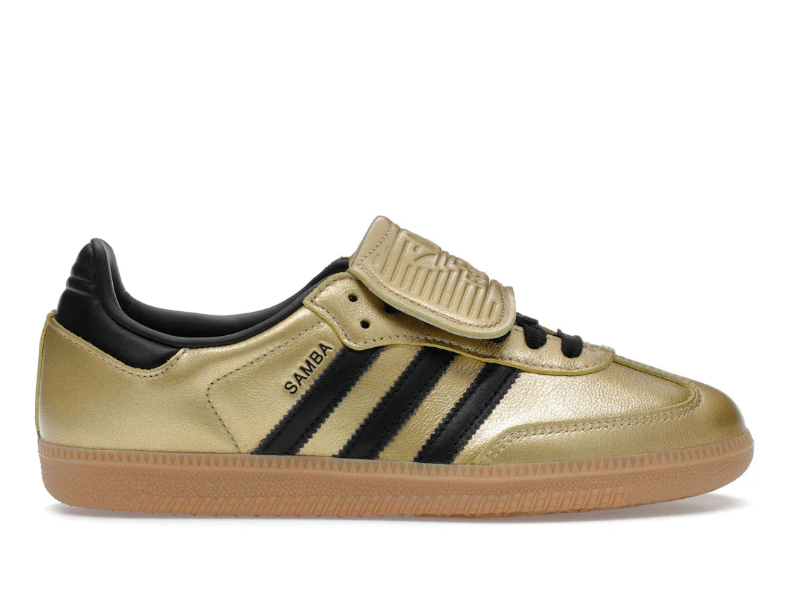 adidas Samba LT Gold Metallic Black Gum (Damen)