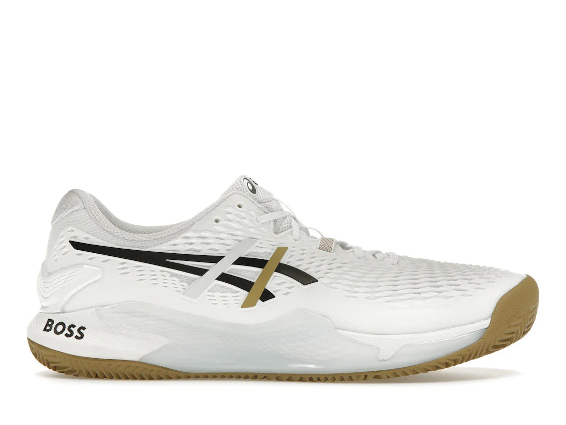 ASICS Gel-Resolution 9 Clay BOSS Matteo Berrettini White Camel