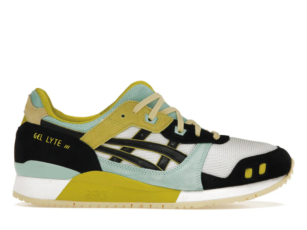 ASICS Gel-Lyte III OG Weiß Schwarz Moosgrün Blau
