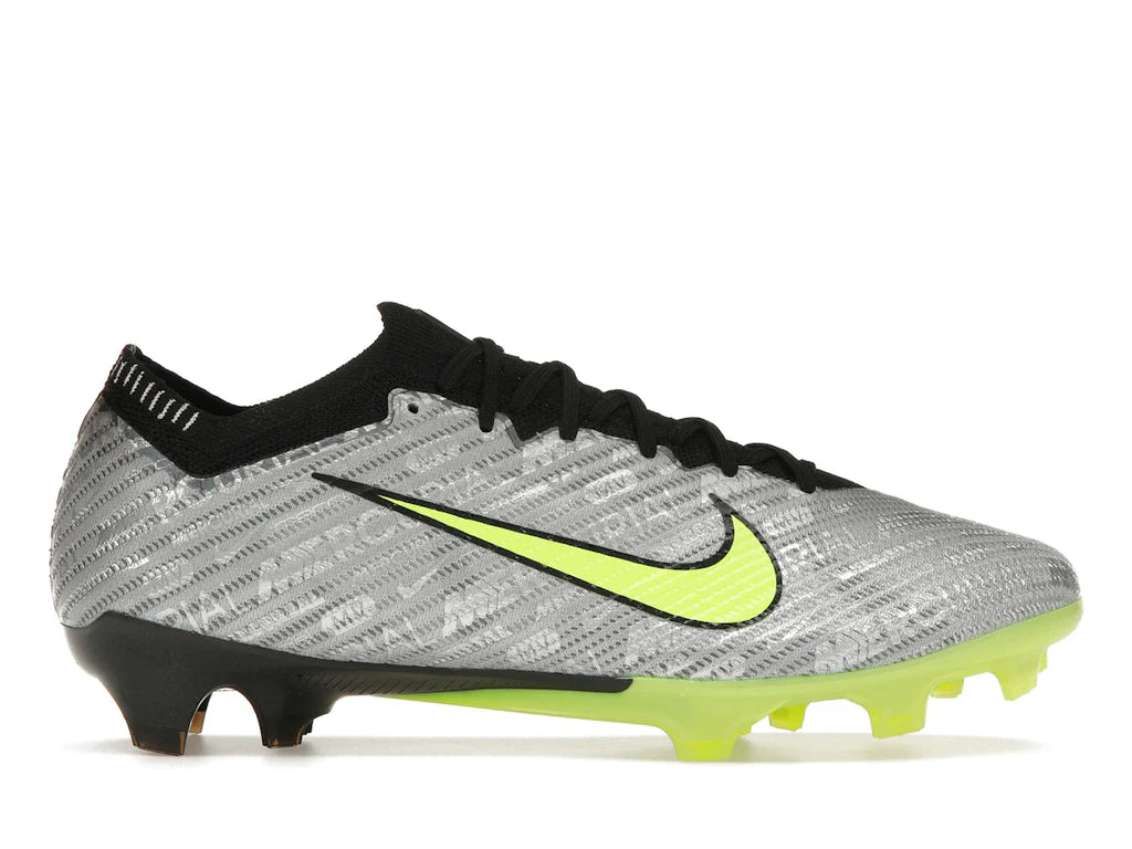 Nike Zoom Vapor 15 Elite XXV FG 25th Anniversary Pack Metallic Silver Volt