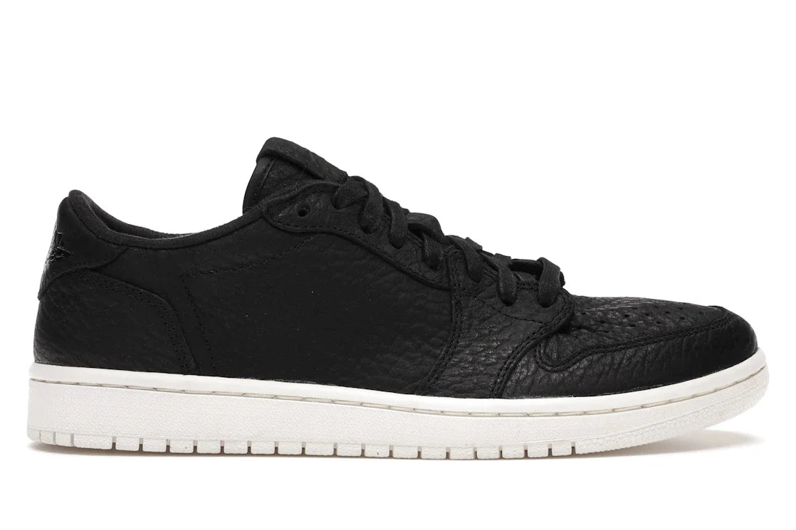 Jordan 1 Retro Low Swooshless Schwarz (2016)