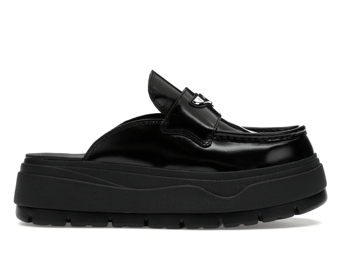 Jordan Mule Schwarz Metallic Silber (Damen)