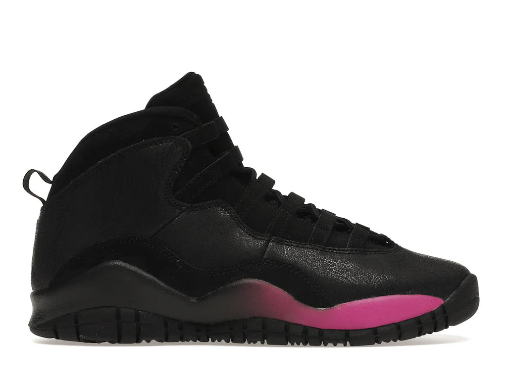 Jordan 10 Retro Schwarz Fuchsia Schwarz (GS)