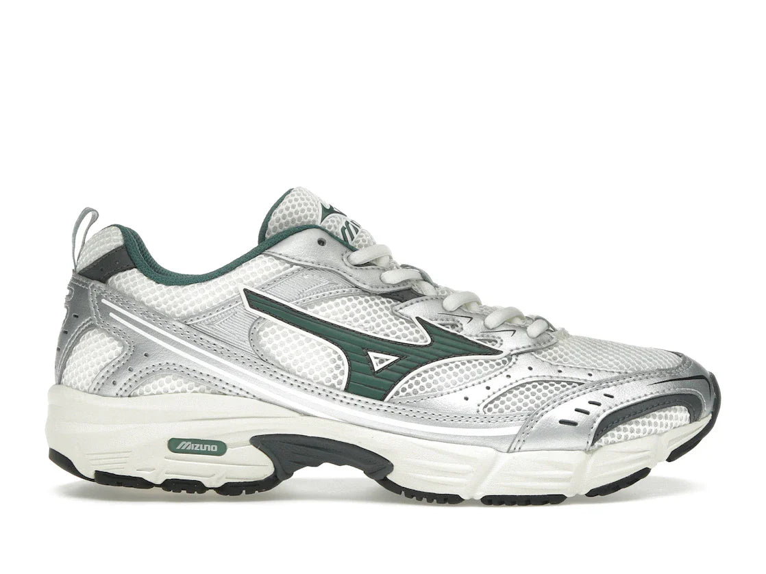 Mizuno MXR Schneeweiß Bistrogrün Silber