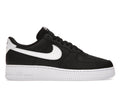 Nike Air Force 1 Low '07 Schwarz Weiß Genarbtes Leder