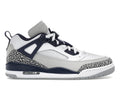 Jordan Spizike Low Weiß Neutralgrau Anthrazit Mitternachtsblau