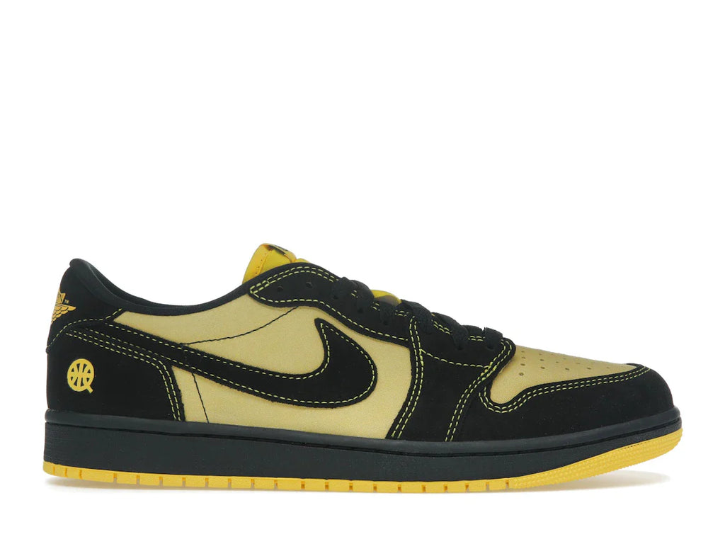 Jordan 1 Retro Low OG Quai 54 Schwarz Tour Gelb Rot