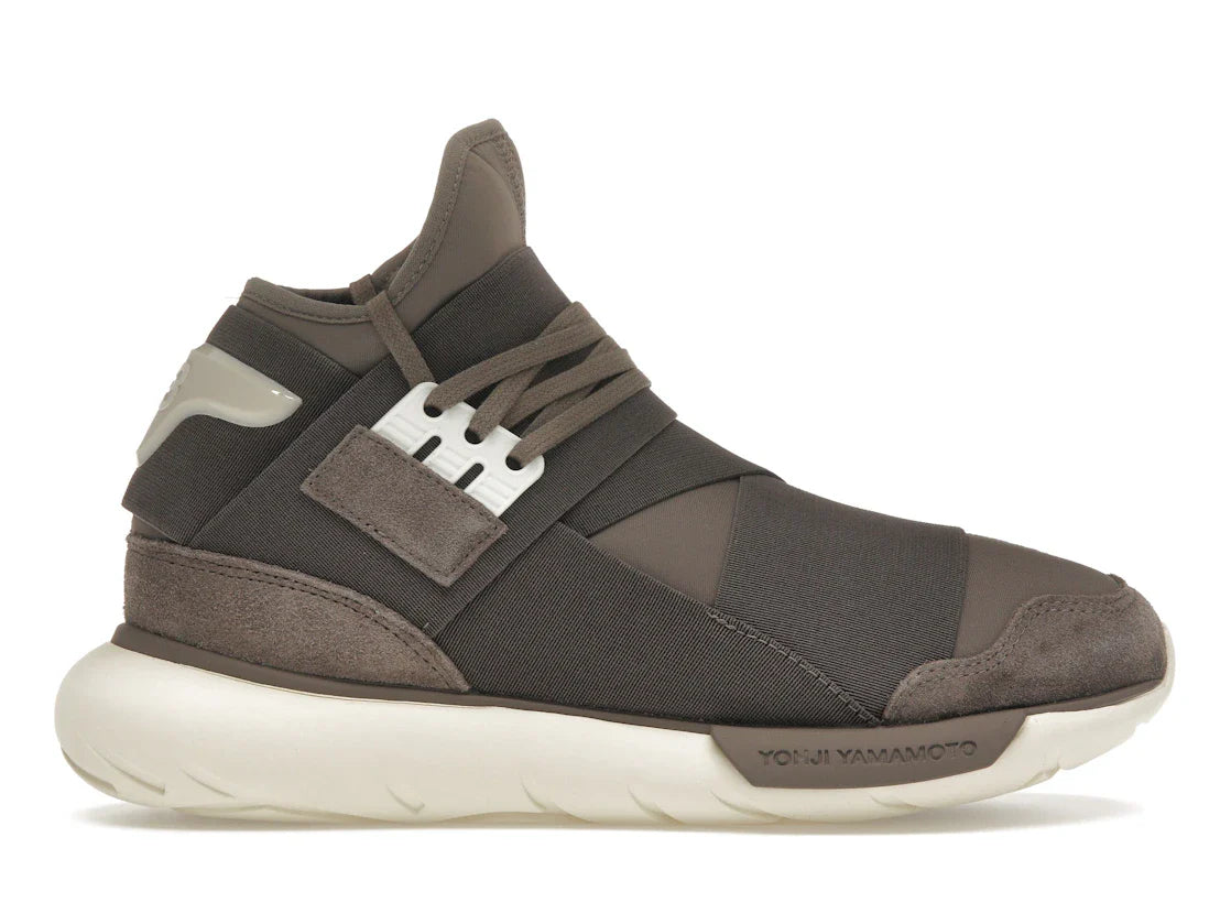 adidas Y-3 Qasa High Braun Creme Weiß