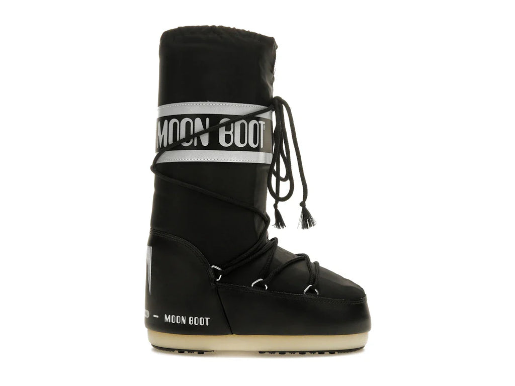Moon Boot Icon Nylonstiefel Schwarz