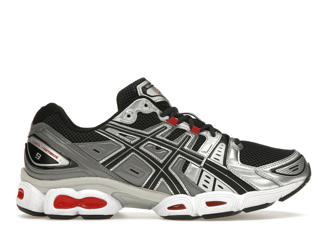 ASICS Gel-Nimbus 9 Graphitgrau Rot