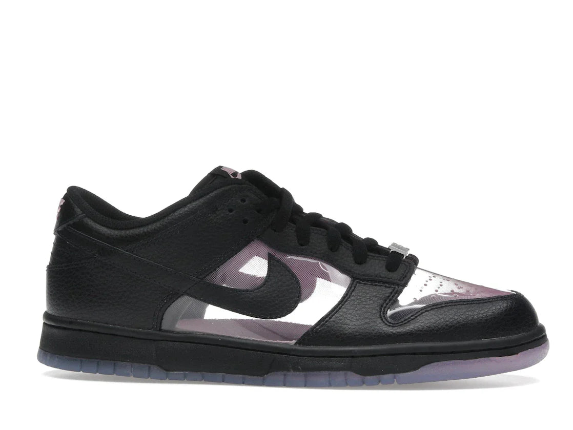 Nike Dunk Low Retro Transparent Schwarz Pink Rise