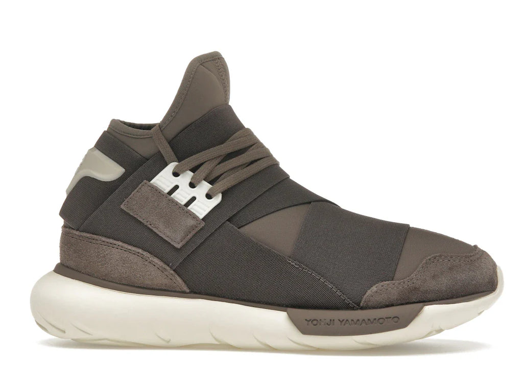 adidas Y-3 Qasa High Braun Creme Weiß