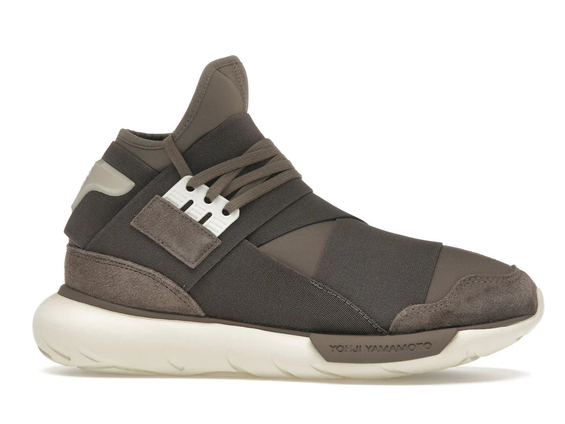 adidas Y-3 Qasa High Braun Creme Weiß