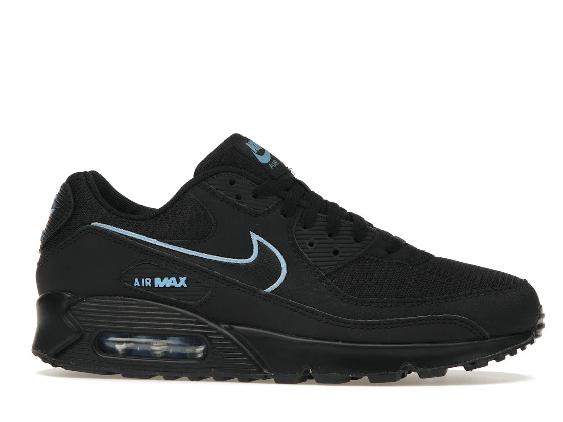 Nike Air Max 90 Schwarz Universitätsblau
