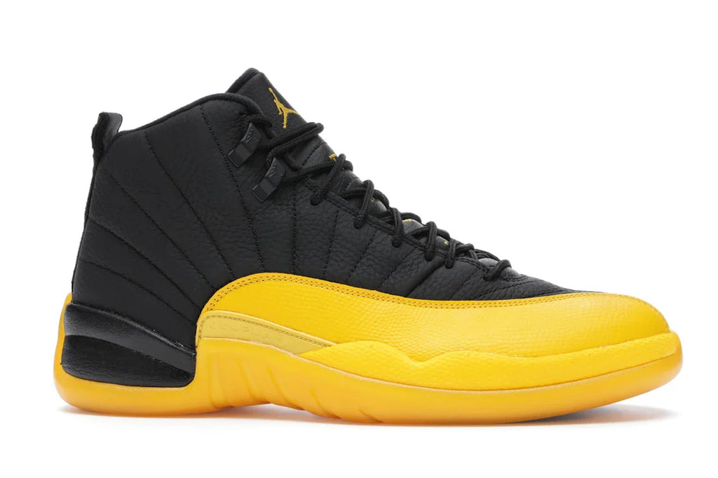 Jordan 12 Retro Schwarz Universitätsgold