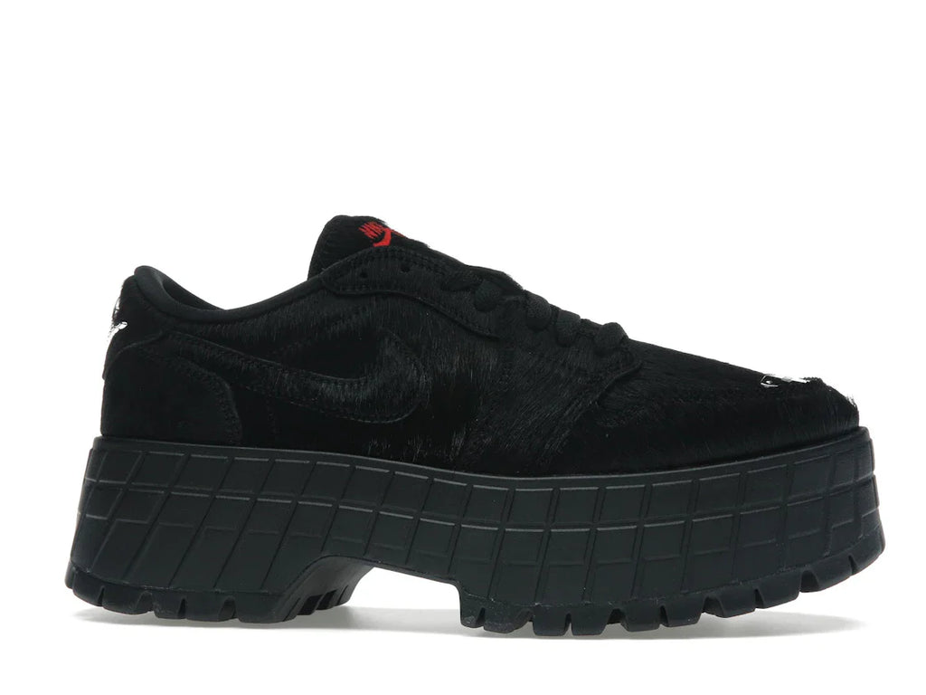 Jordan 1 Low Brooklyn Black Gym Red (Damen)
