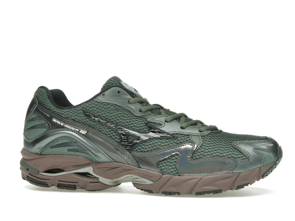 Mizuno Wave Rider 10 Agave Grün Schwarz