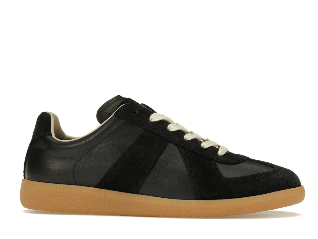 Maison Margiela Replika Deutsche Armee-Trainer (GATs) Schwarzer Gummi