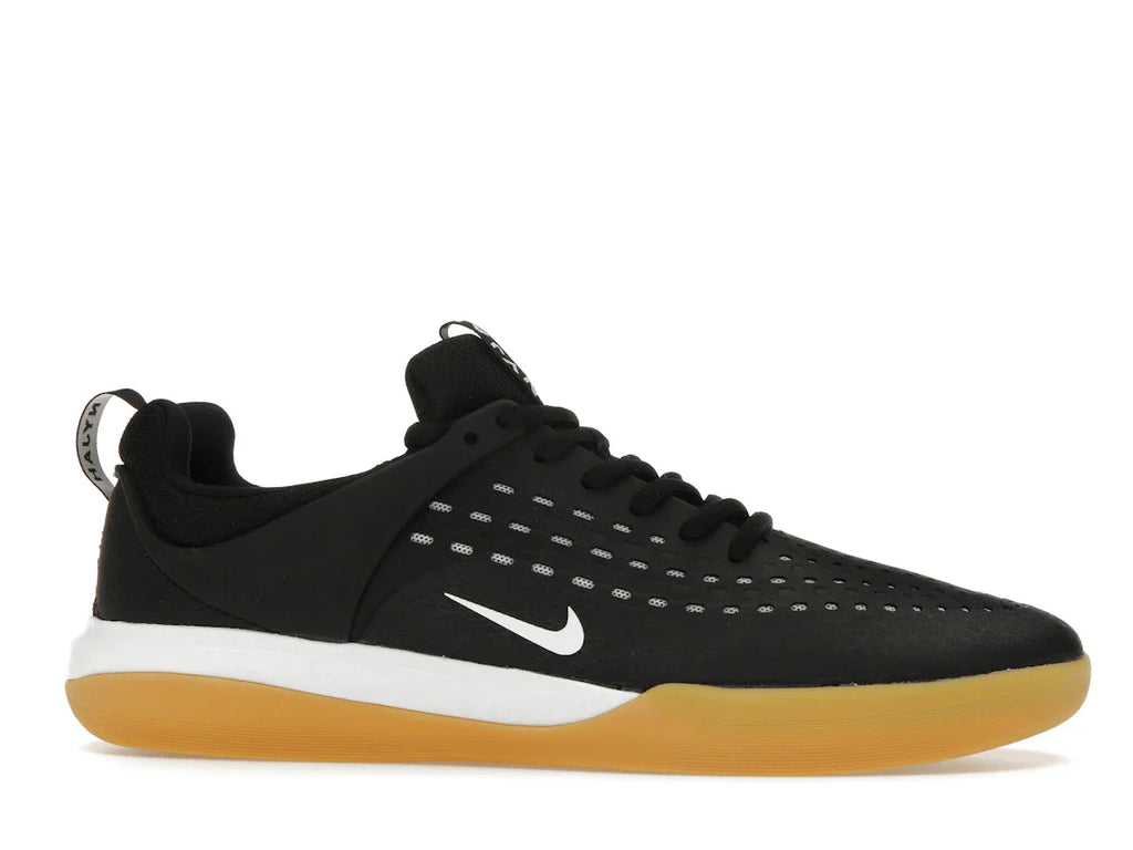Nike SB Zoom Nyjah 3 Schwarz Weiß Gummi