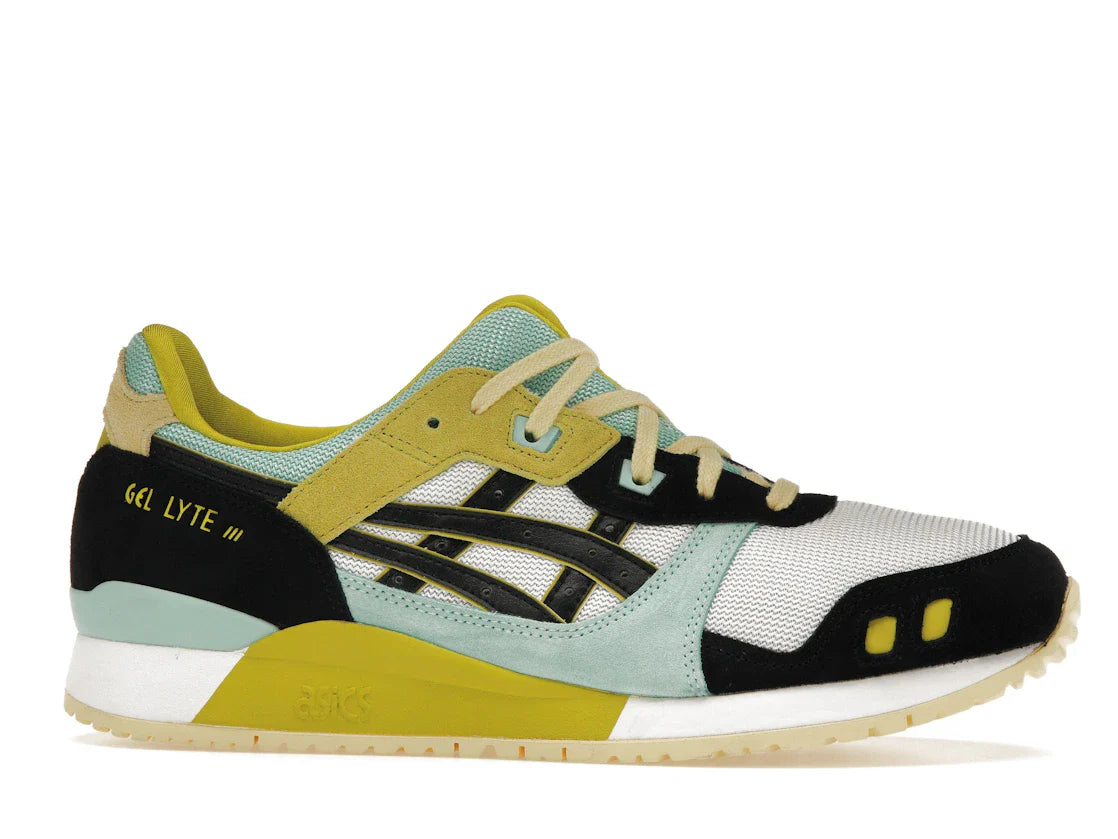 ASICS Gel-Lyte III OG Weiß Schwarz Moosgrün Blau