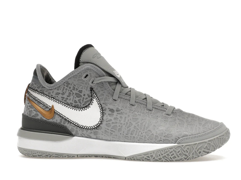 Nike Zoom LeBron NXXT Gen Wolf Gray Metallic Gold