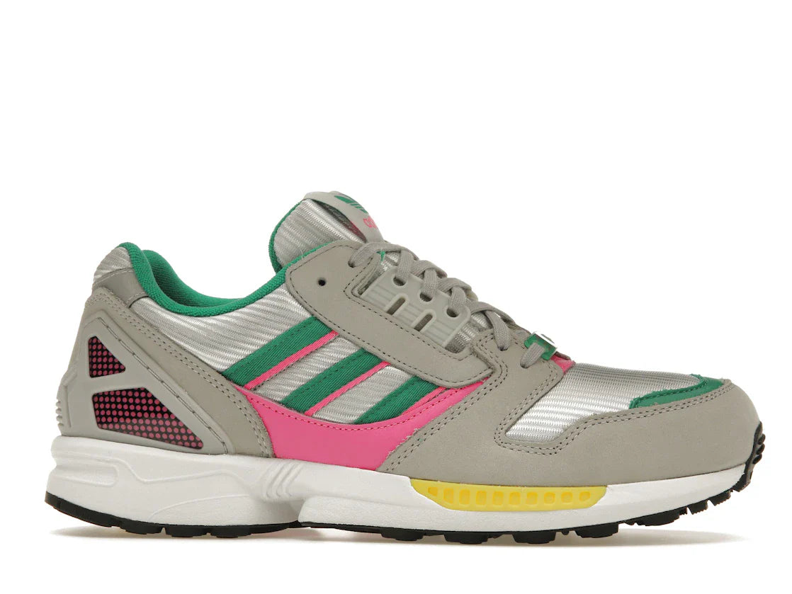 adidas ZX 8000 Grau Court Grün Screaming Pink