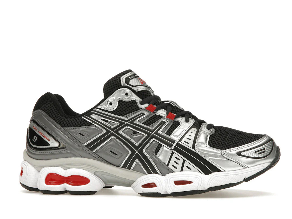 ASICS Gel-Nimbus 9 Graphitgrau Rot
