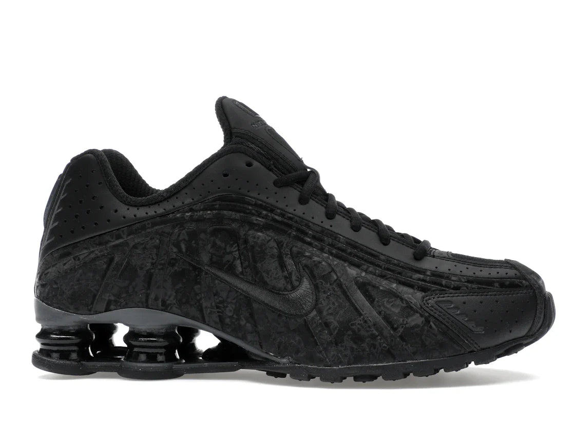 Nike Shox R4 Schwarz mit Blumenmuster (Damen)