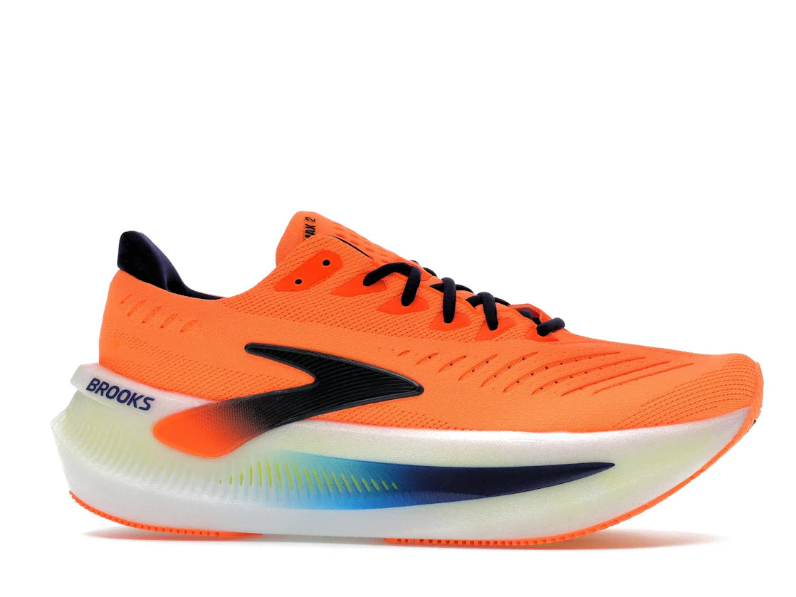 Brooks Glycerin Max 2 Orange Beacon Blau