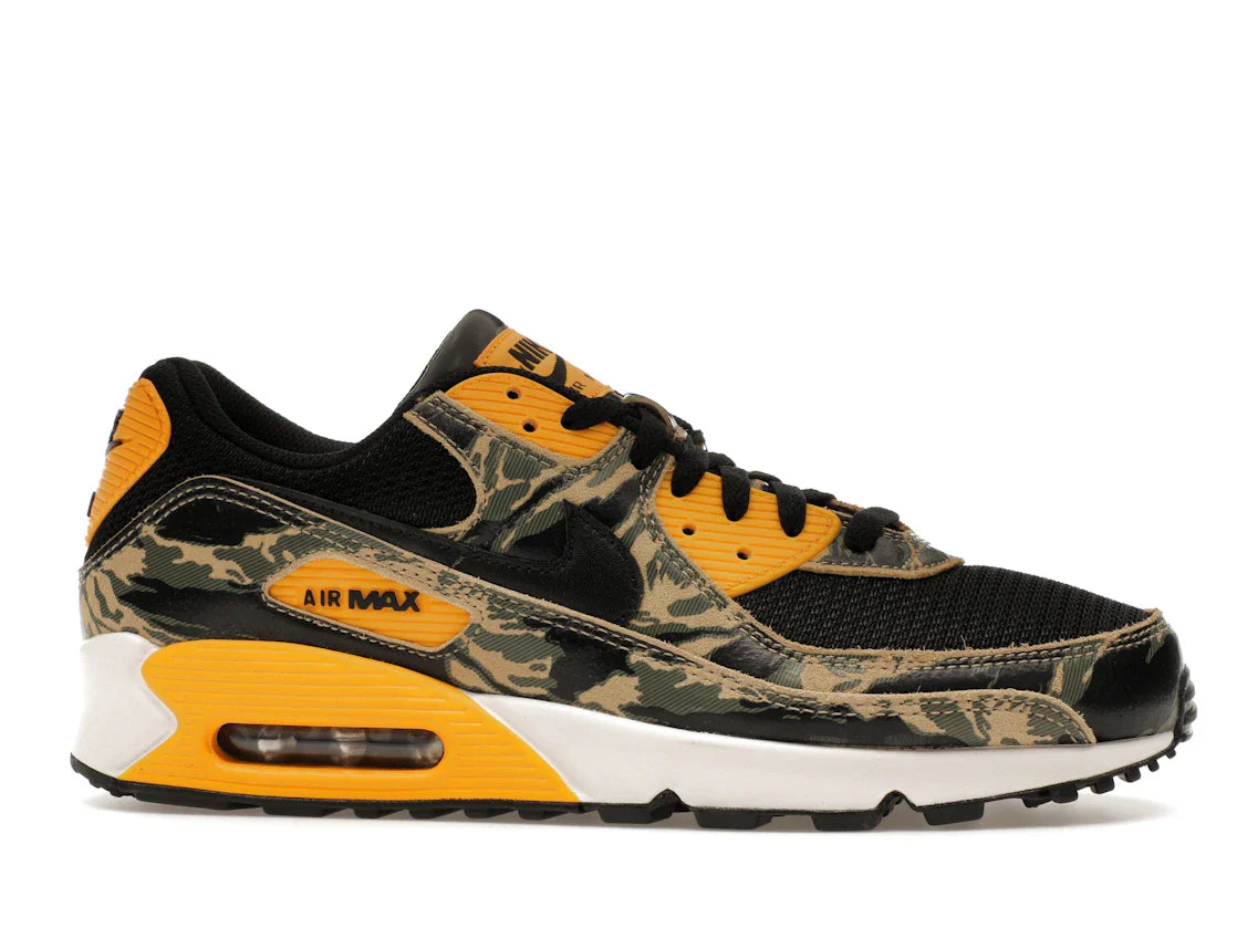 Nike Air Max 90 Premium Schwarz University Gold Camo