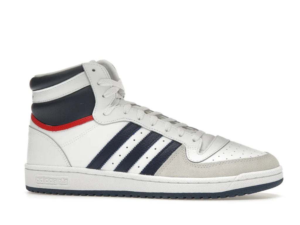 adidas Top Ten Hi Weiß Marineblau Rot