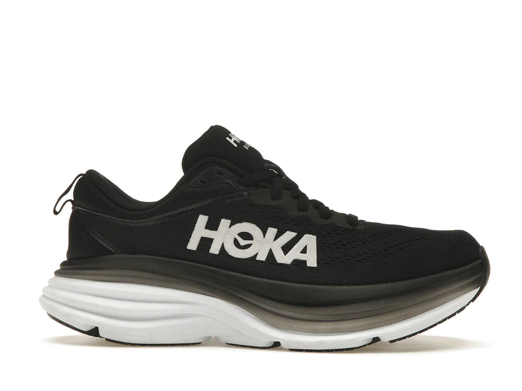 Hoka One One Bondi 8 Schwarz Weiß (Damen)