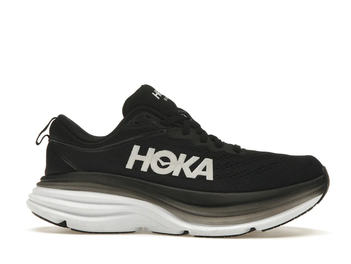 Hoka One One Bondi 8 Schwarz Weiß (Damen)