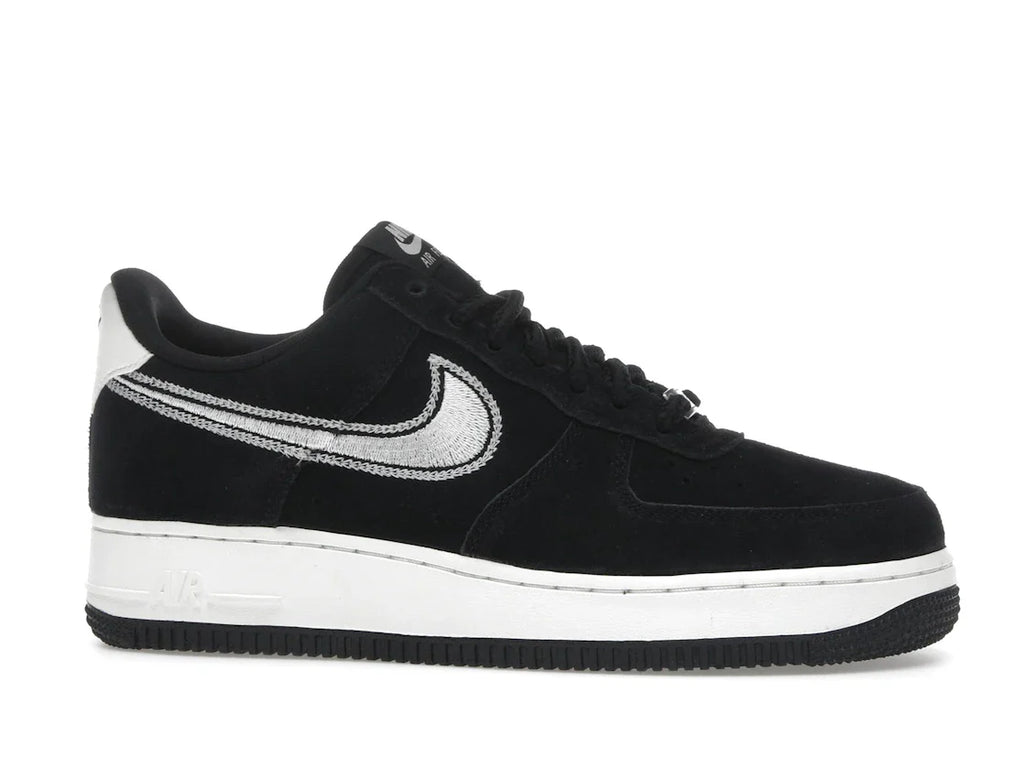 Nike Air Force 1 Low '07 LV8 Black Sail mit gesticktem Swoosh