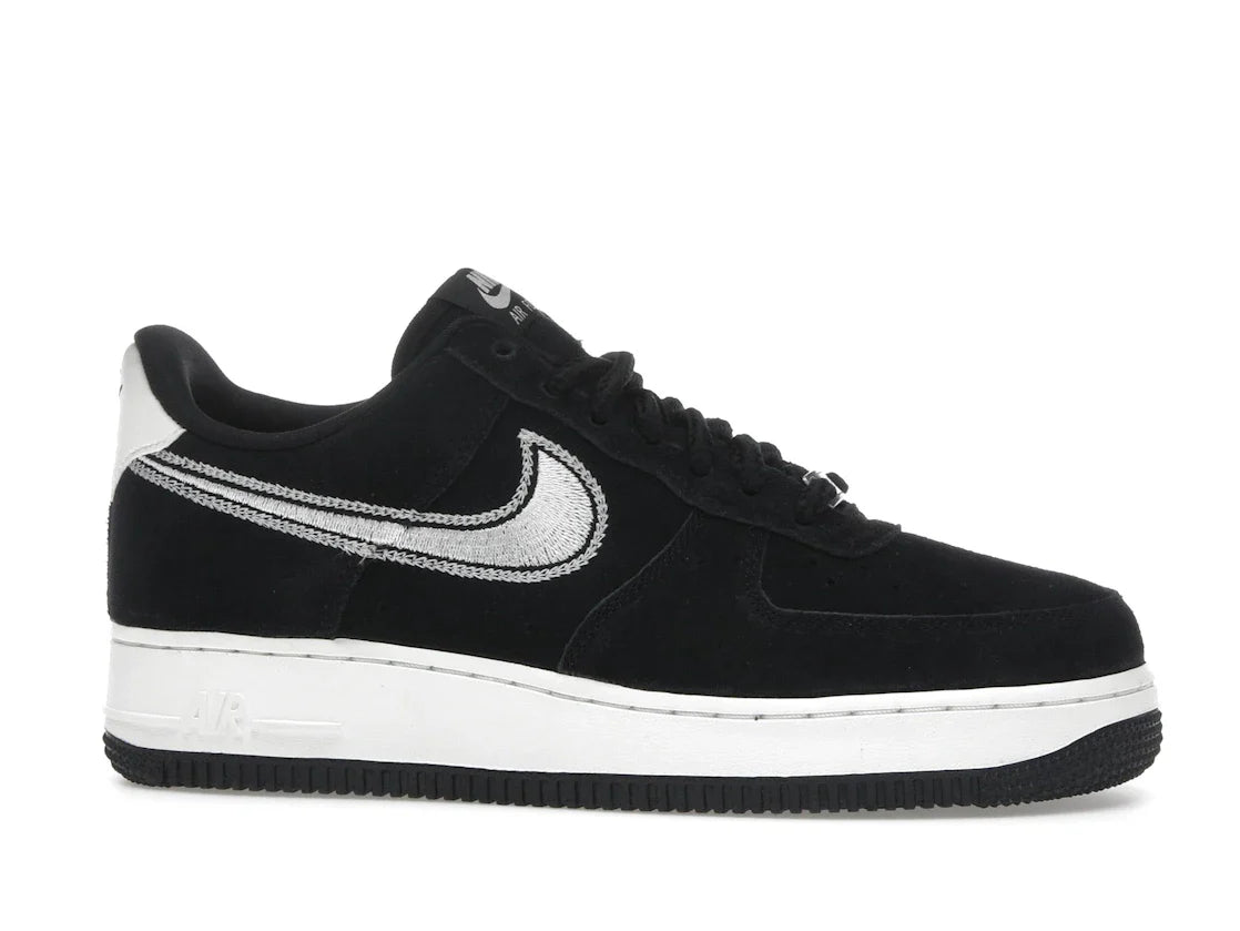 Nike Air Force 1 Low '07 LV8 Black Sail mit gesticktem Swoosh