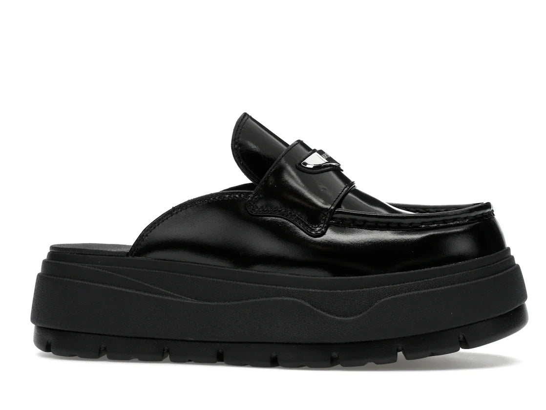 Jordan Mule Schwarz Metallic Silber (Damen)