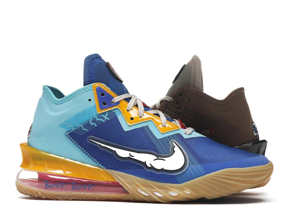 Nike LeBron 18 Low Wile E. vs. Roadrunner Space Jam