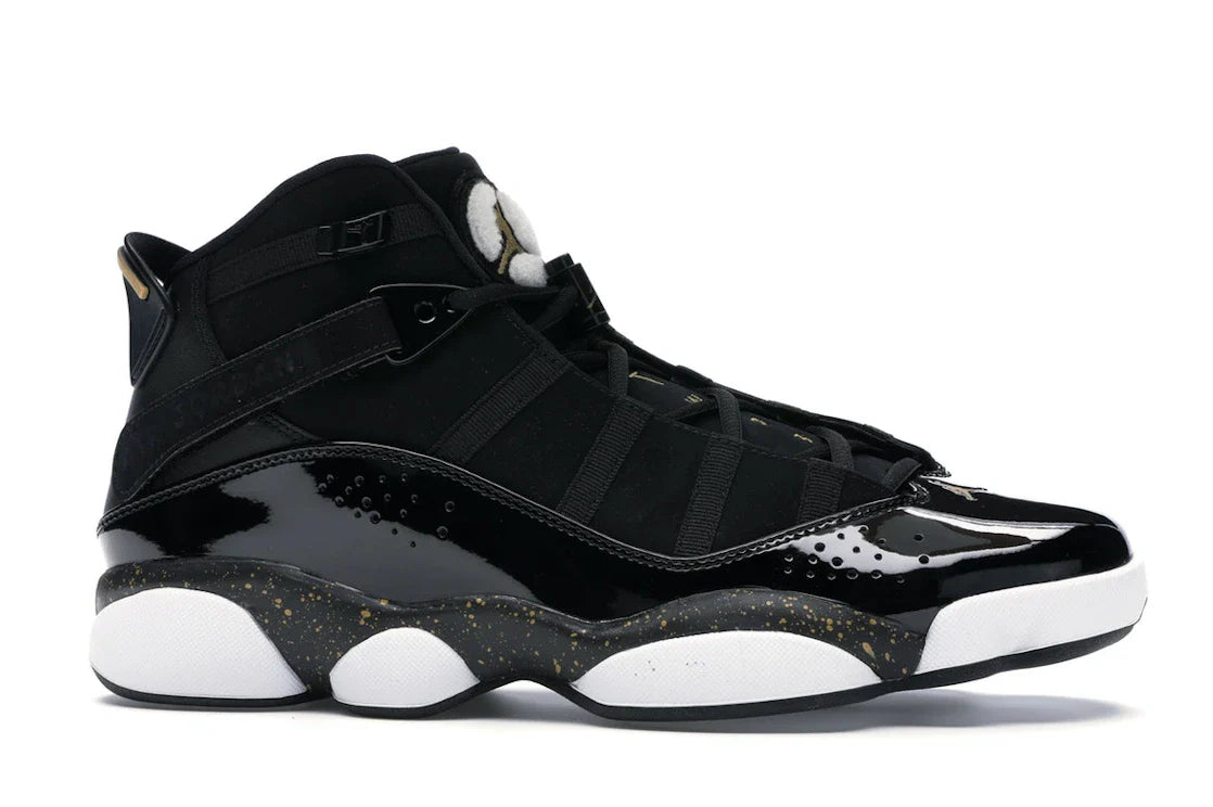 Jordan 6 Rings Schwarz Metallic Gold Weiß