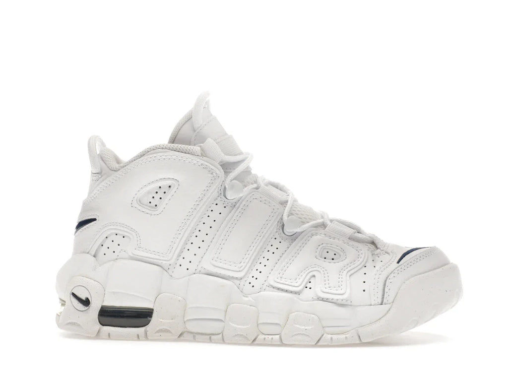 Nike Air More Uptempo Weiß Mitternachtsblau (GS)