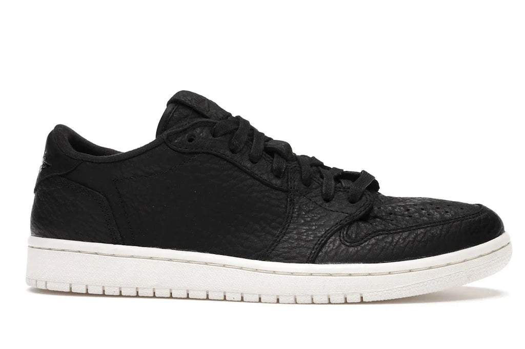 Jordan 1 Retro Low Swooshless Schwarz (2016)