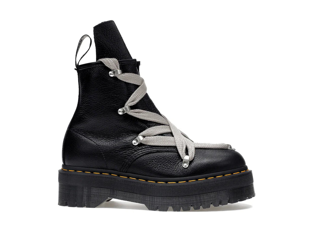 Dr. Martens 1460 Quad Ledersohle Pentagramm Jumbo Schnürstiefel Rick Owens Schwarz