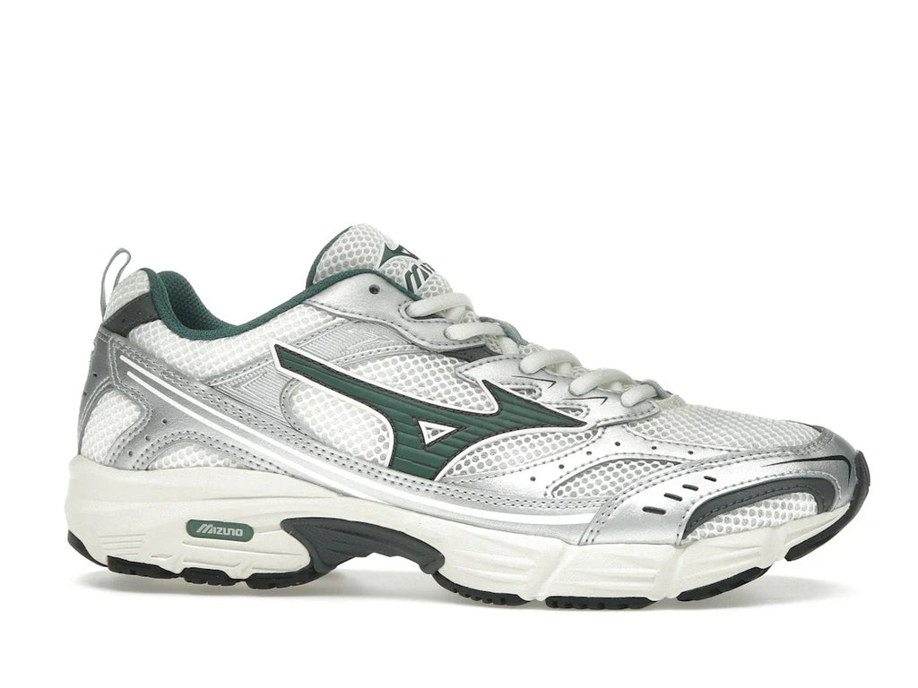 Mizuno MXR Schneeweiß Bistrogrün Silber