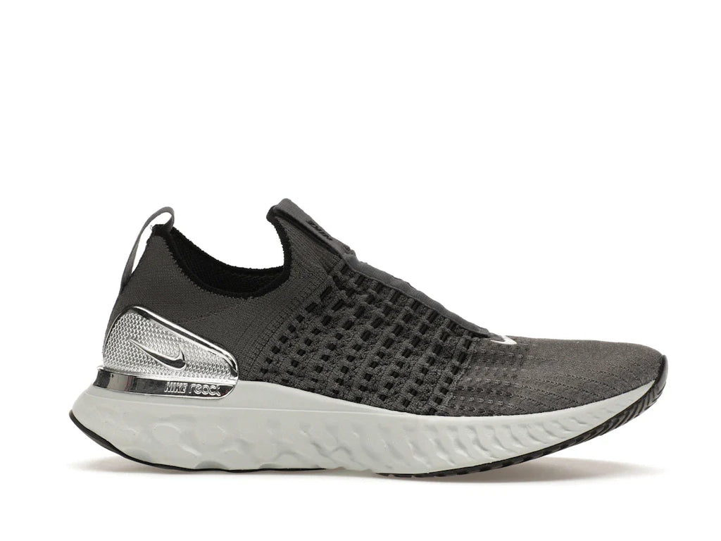 Nike React Phantom Run Flyknit 2 Eisengrau Silber