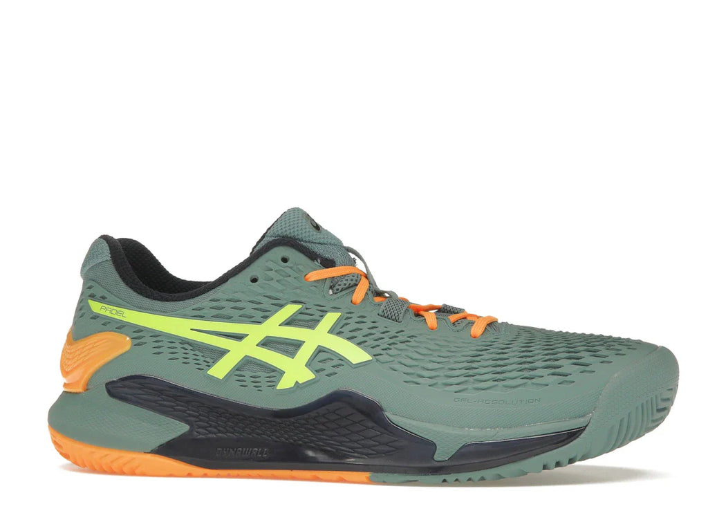 ASICS Gel-Resolution 9 Padel Celadon Sicherheitsgelb