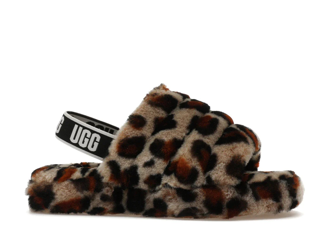 UGG Fluff Yeah Slide Leopard Amphora (Kinder)