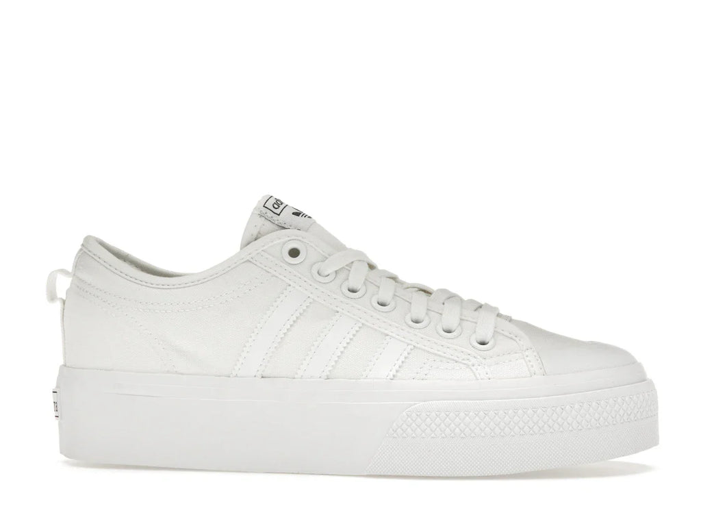 adidas Nizza Platform Triple White (Damen)