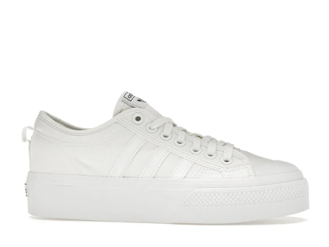 adidas Nizza Platform Triple White (Damen)